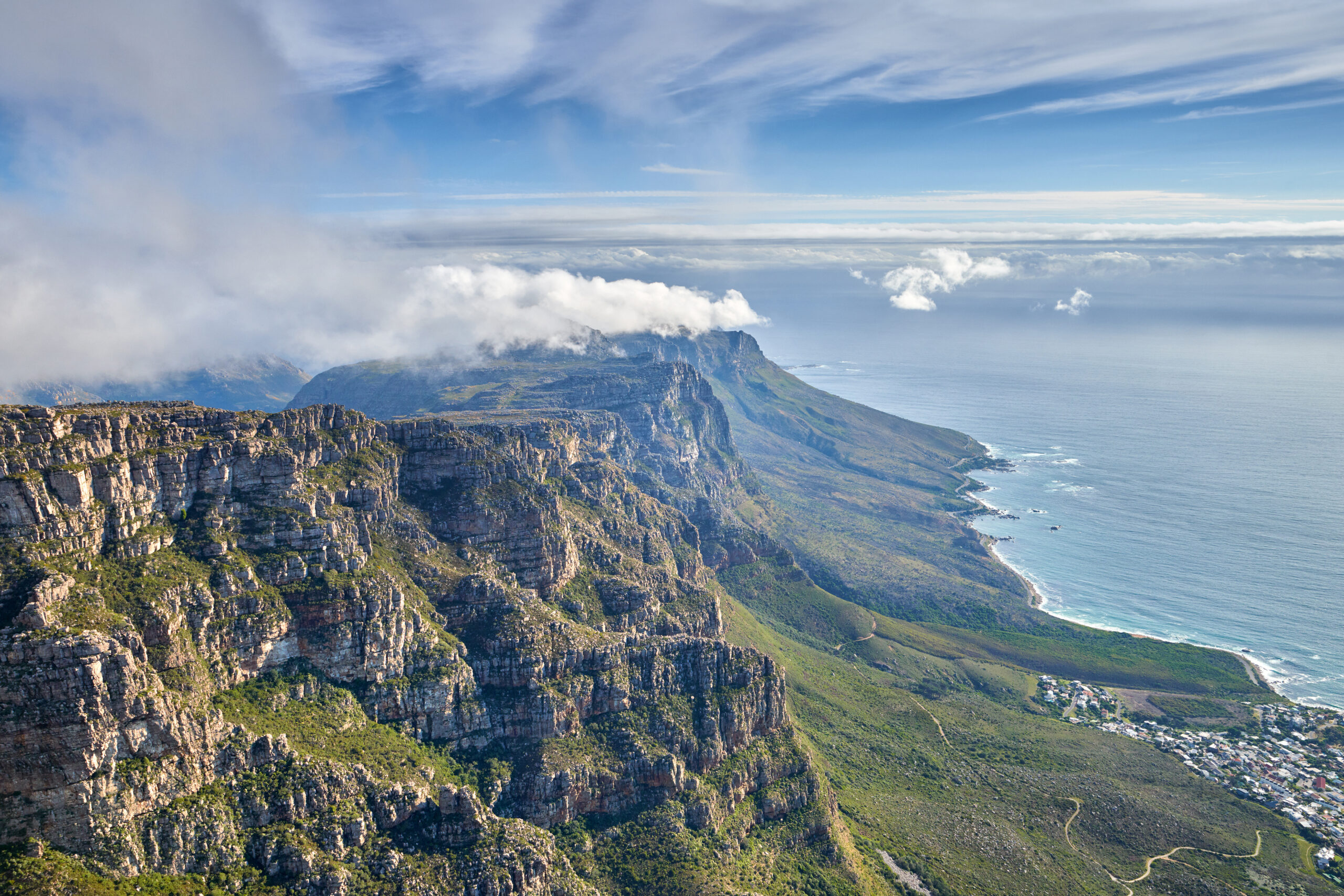 Aerial View Of Table Mountain